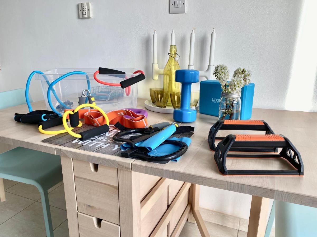 Ev Zin - Modern, Cozy, 1 Bed, Pool, 2 Balconies, A105 Leilighet Paphos Eksteriør bilde